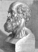 Hippokrates Büste Foto